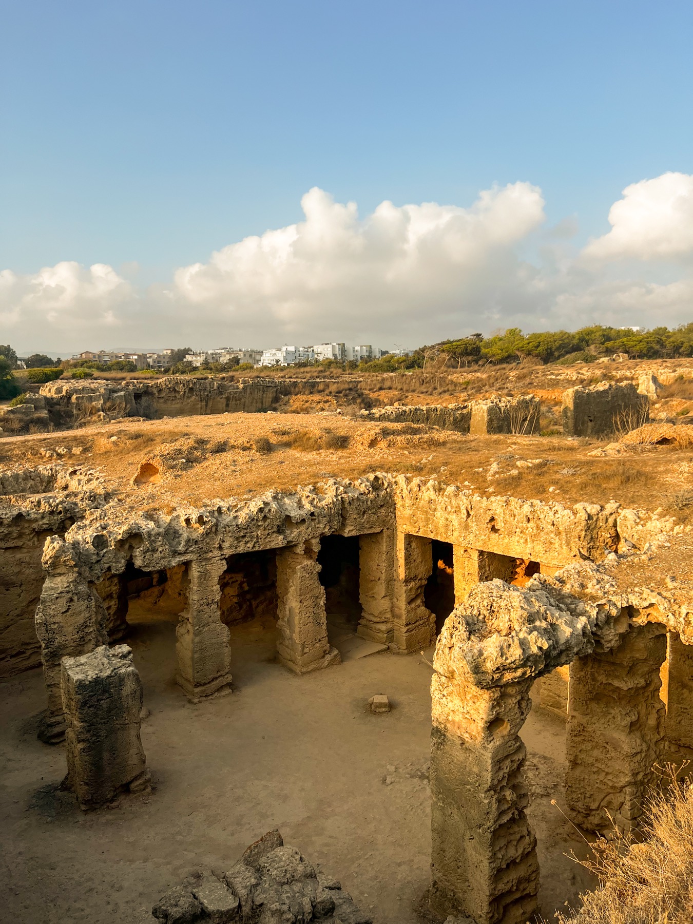 Ancient rock-cut ruins near Pafos