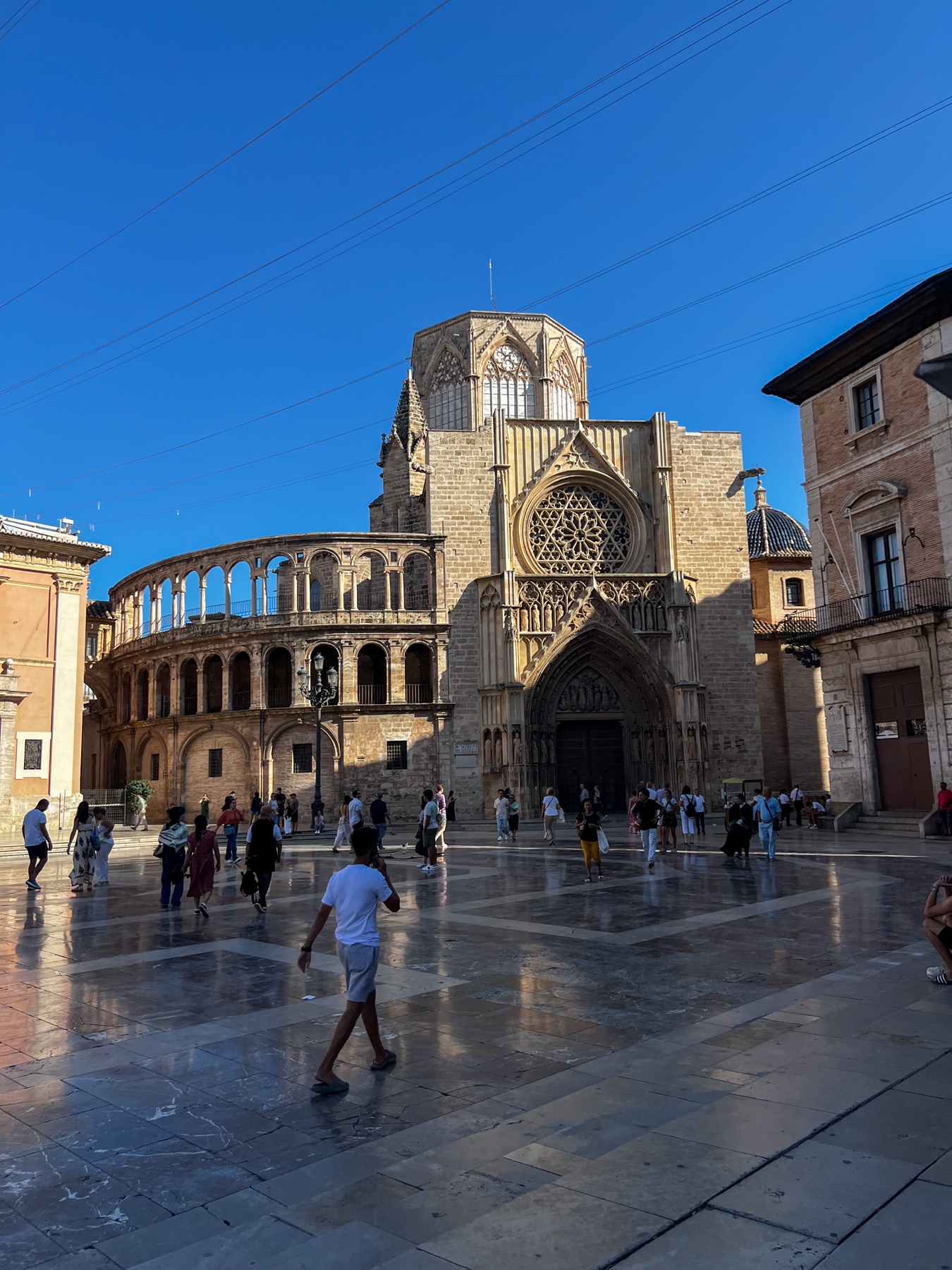 Valencia Cathedral and plaza