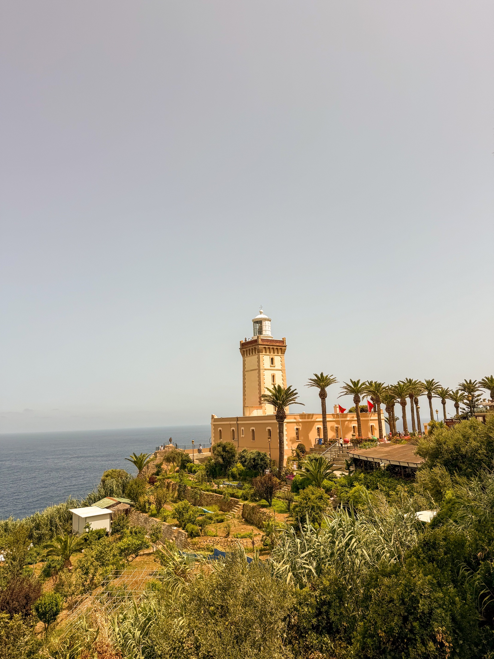 Cap Spartel lighthouse above the coast