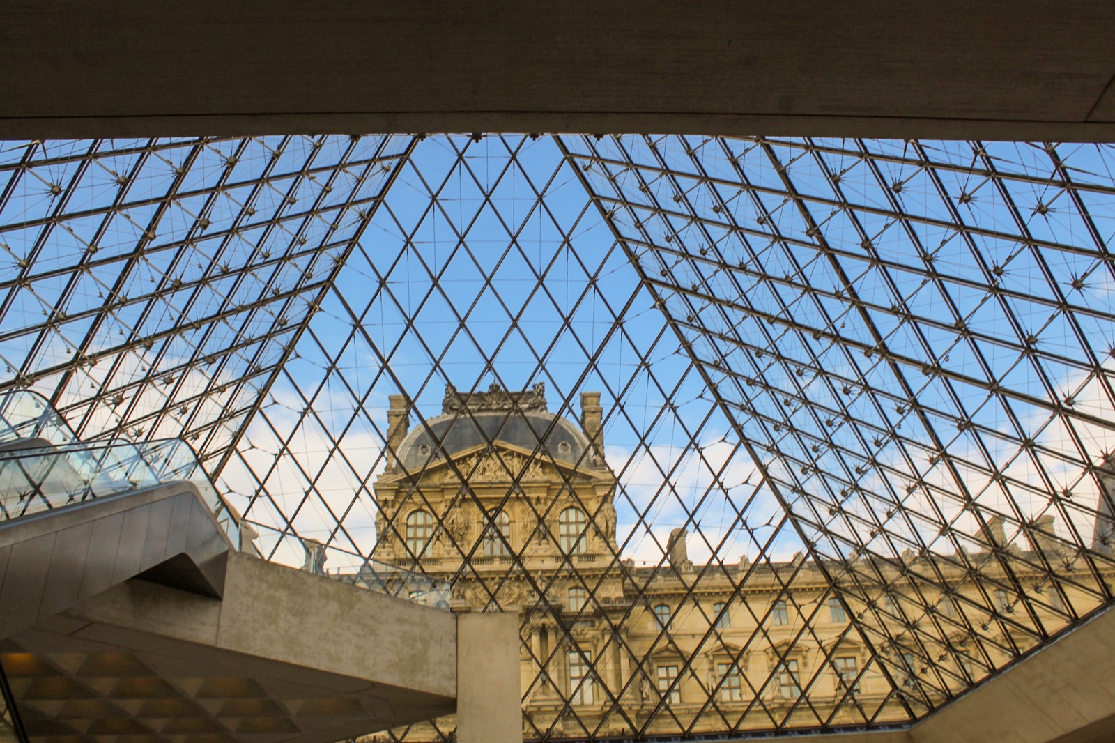lines through the louvre